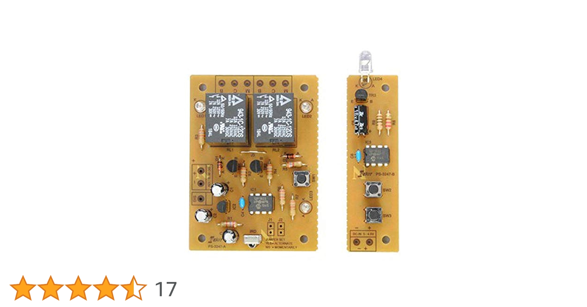 Amazon | 2chリレー付き赤外線リモコン PS-3247 | ELEKIT | AV